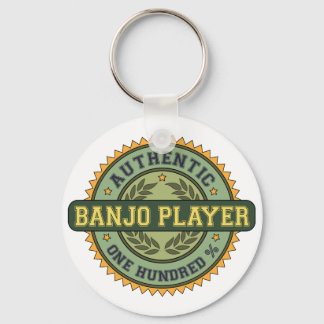 Authentic Banjo Player Key Ring