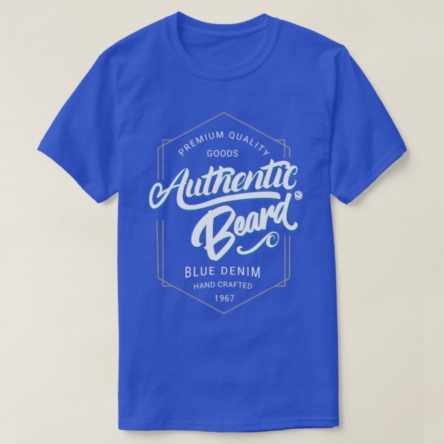 Authentic Beard 1967 T-Shirt (Design Front)