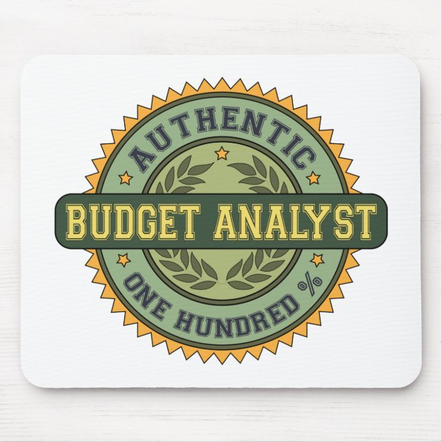 Authentic Budget Analyst Mouse Pad (Front)