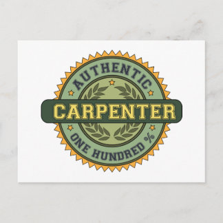 Authentic Carpenter Postcard