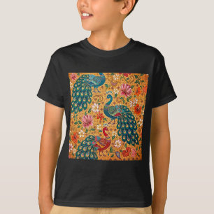 Authentic Ceylon Peacock Batik -Sri Lanka T-Shirt