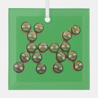 ​🐶 Authentic Chang Beer Cap Dog Glass Tree Decoration