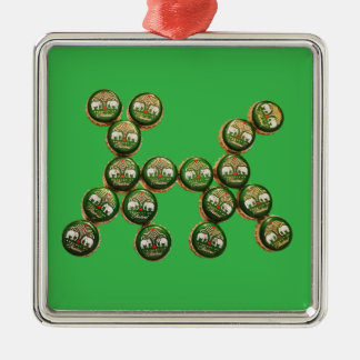 🐶 Authentic Chang Beer Cap Dog Metal Tree Decoration