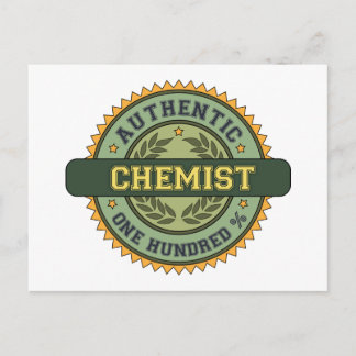 Authentic Chemist Postcard