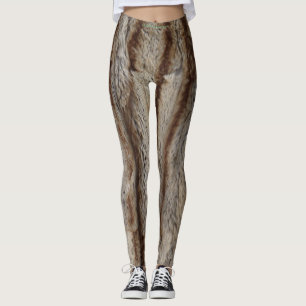 AUTHENTIC CHINCHILLA FUR LEGGINGS