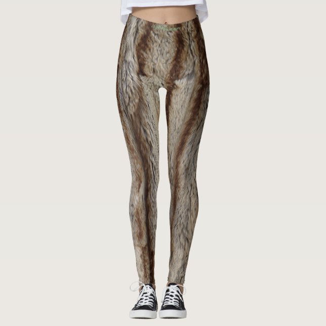 AUTHENTIC CHINCHILLA FUR LEGGINGS (Front)