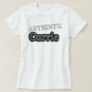 Authentic Clan Currie Tartan Celebration T-Shirt