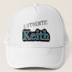 Authentic Clan Keith Scottish Tartan Name Trucker Hat