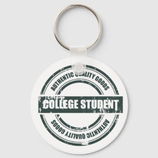 Authentic College Student Key Ring