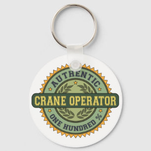 Authentic Crane Operator Key Ring