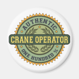 Authentic Crane Operator Magnet
