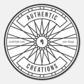 Authentic Creations Classic Round Sticker