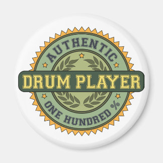 Authentic Drum Player Magnet