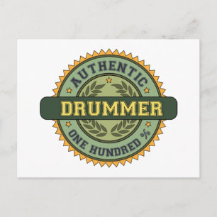 Authentic Drummer Postcard