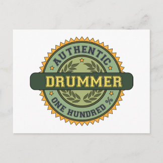Authentic Drummer Postcard