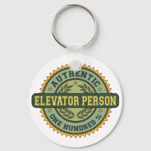Authentic Elevator Person Key Ring
