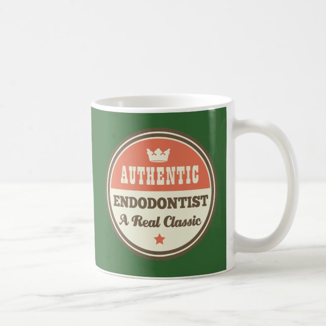 Authentic Endodontist A Real Classic Coffee Mug (Right)