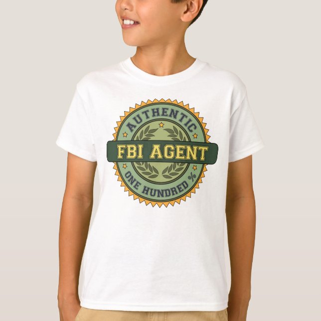 Authentic FBI Agent T-Shirt (Front)