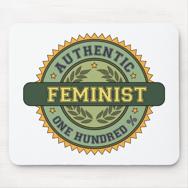 Authentic Feminist Mouse Pad (Front)