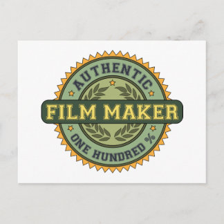 Authentic Film Maker Postcard