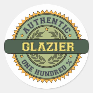 Authentic Glazier Classic Round Sticker