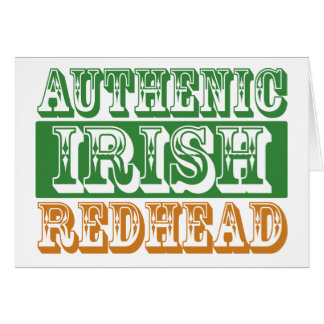 Authentic Irish Redhead