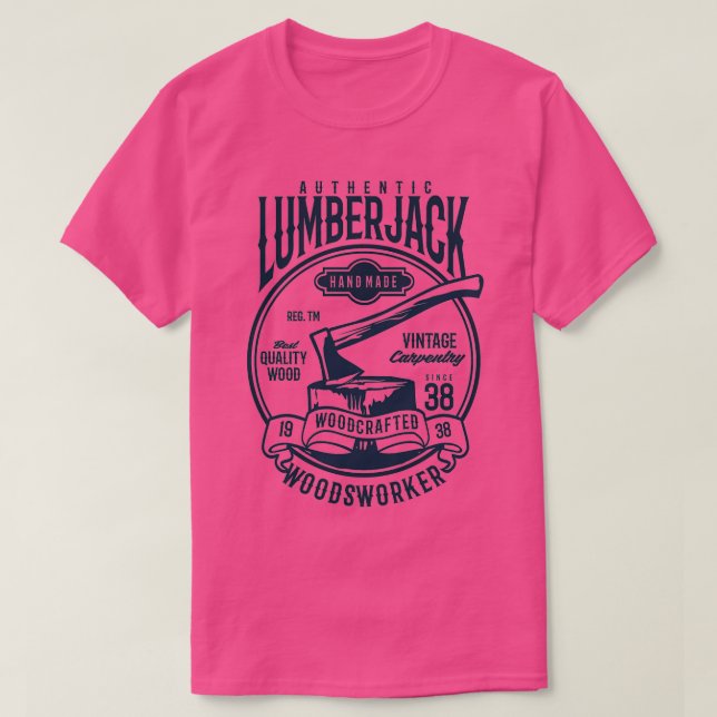 Authentic Lumberjack T-Shirt (Design Front)
