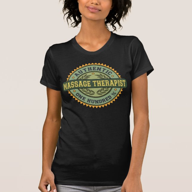 Authentic Massage Therapist T-Shirt (Front)