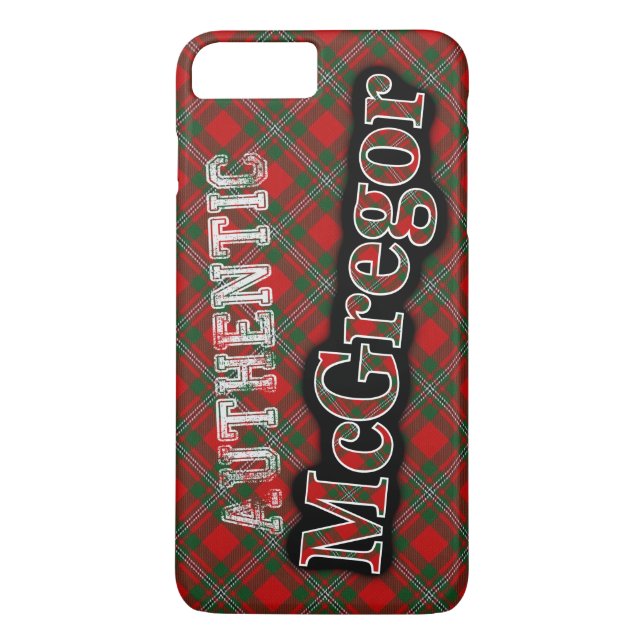 Authentic McGregor Scottish Tartan Design Case (Back)