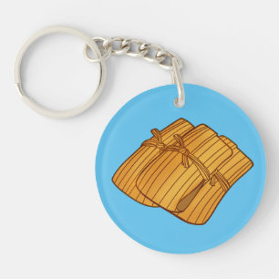 Authentic Mexican Tamales Season Key Ring