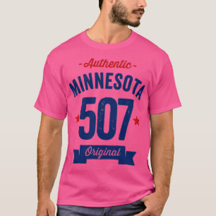 Authentic Minnesota 507 Area Code  T-Shirt