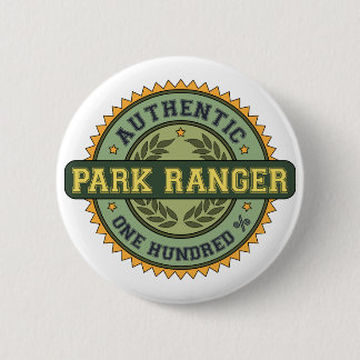 Authentic Park Ranger 6 Cm Round Badge