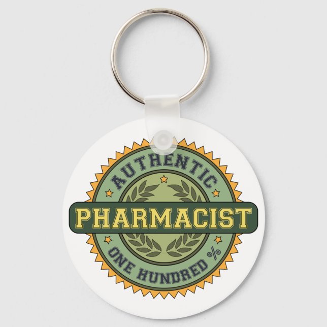 Authentic Pharmacist Key Ring (Front)