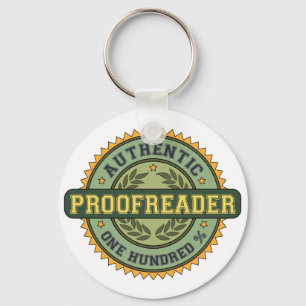 Authentic Proofreader Key Ring