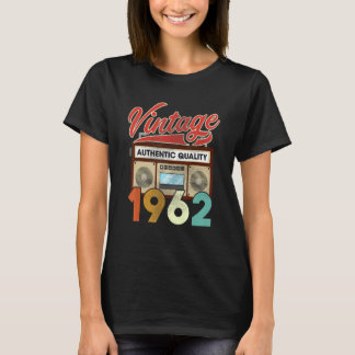Authentic Quality Radio Vintage 1962 60th Birthday T-Shirt