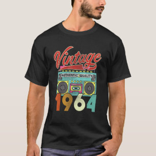 Authentic Quality Radio Vintage 1964 58th Birthday T-Shirt