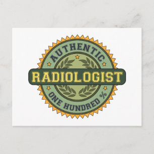 Authentic Radiologist Postcard