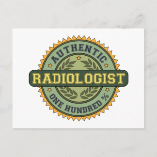 Authentic Radiologist Postcard