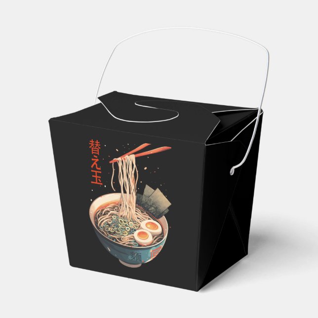  Authentic Ramen Bowl Art  Favour Box (Front Side)