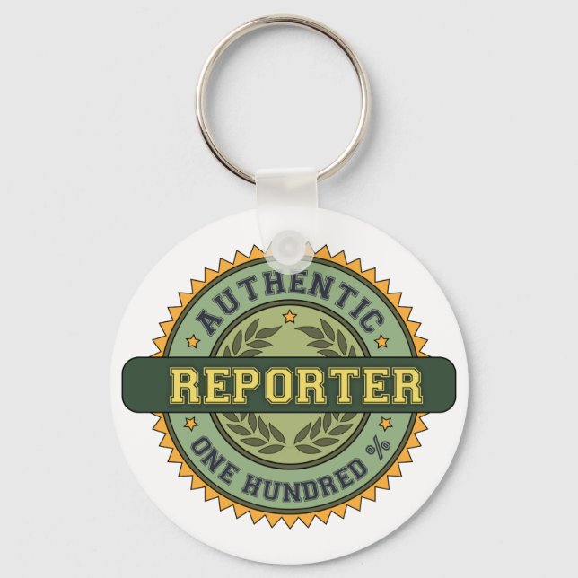 Authentic Reporter Key Ring (Front)
