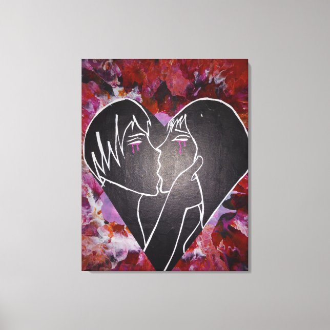 Authentic Romance Canvas Print (Front)