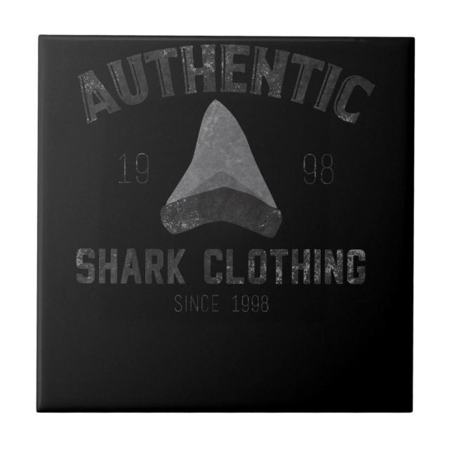 Authentic Shark Clothing Since 1998 - Shark Gifts Tile (Front)