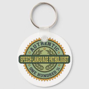 Authentic Speech-Language Pathologist Key Ring