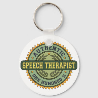 Authentic Speech Therapist Key Ring