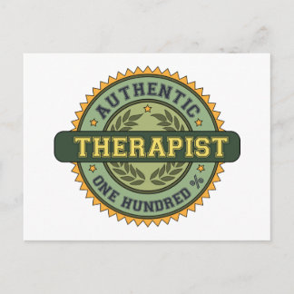 Authentic Therapist Postcard