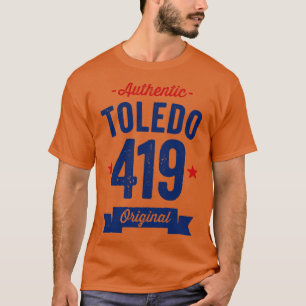 Authentic Toledo 419 Area Code T-Shirt