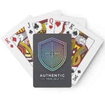 Authentic true self Playing Cards
