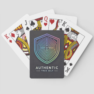 Authentic true self Playing Cards