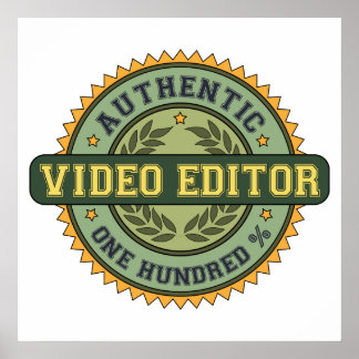Authentic Video Editor Poster
