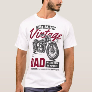 Authentic Vintage Dad Motorcycle T-Shirt – Classic
